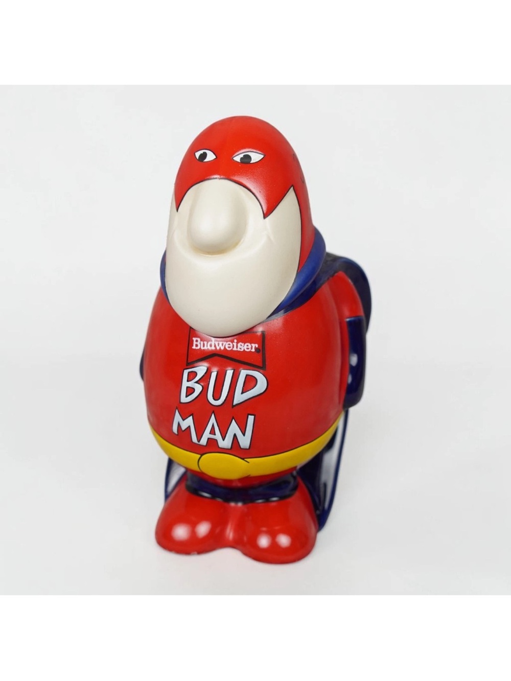 Vintage 1989 Budweiser Bud Man Beer Stein Ceramic Budman Collectors Edition